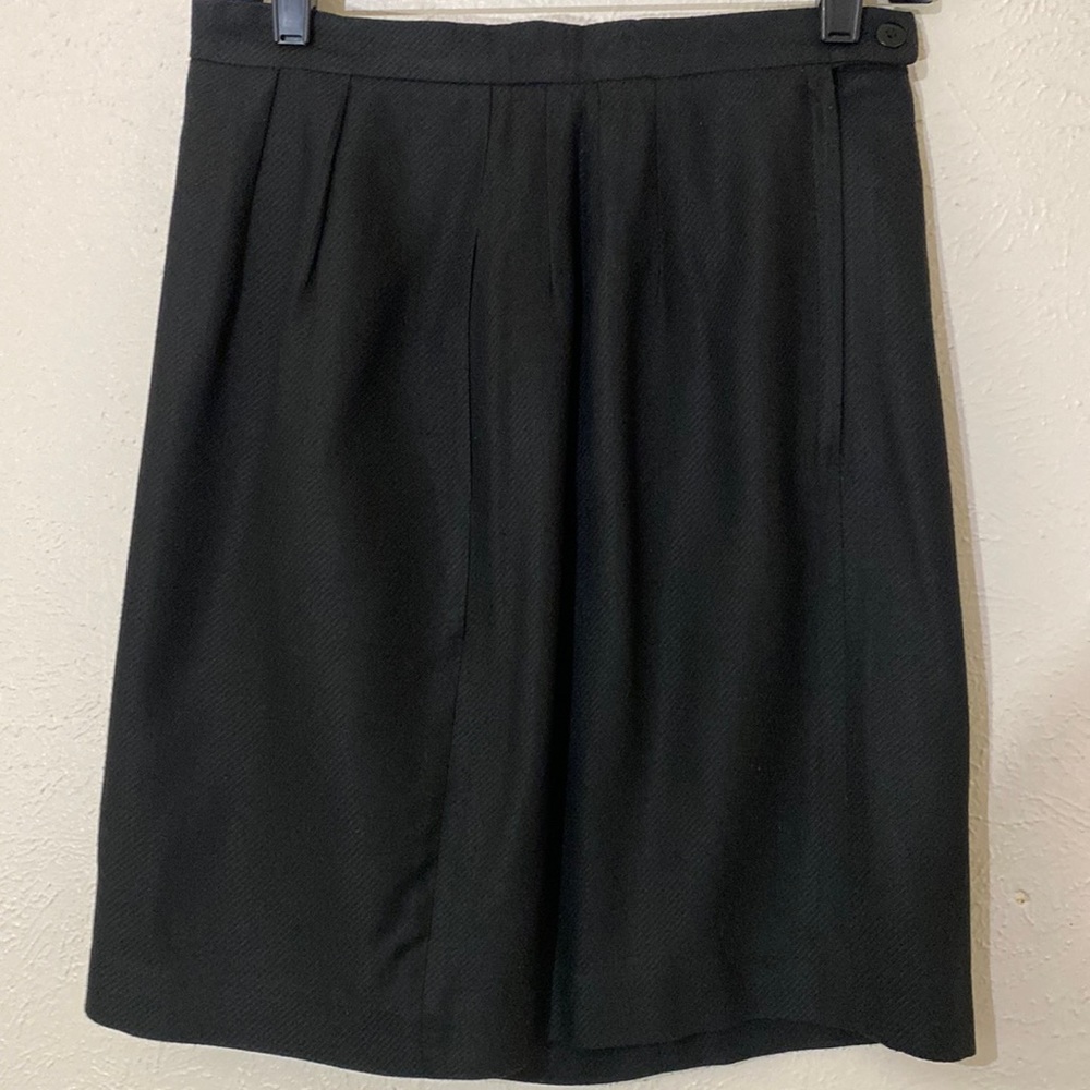 Vintage Black Midi Skirt